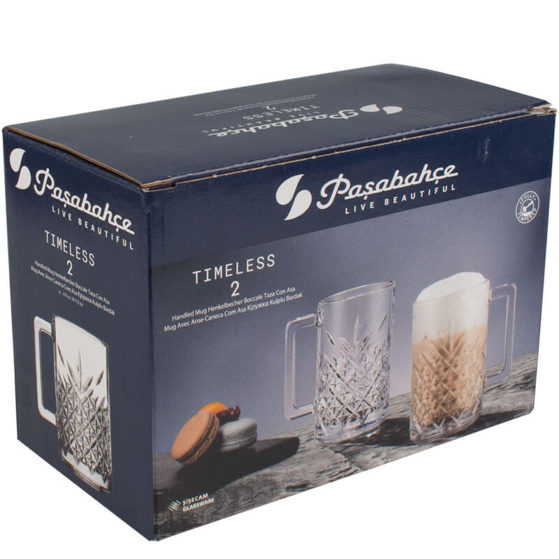 Henkelbecher Timeless, Pasabahce - 310ml (2 Stk.)