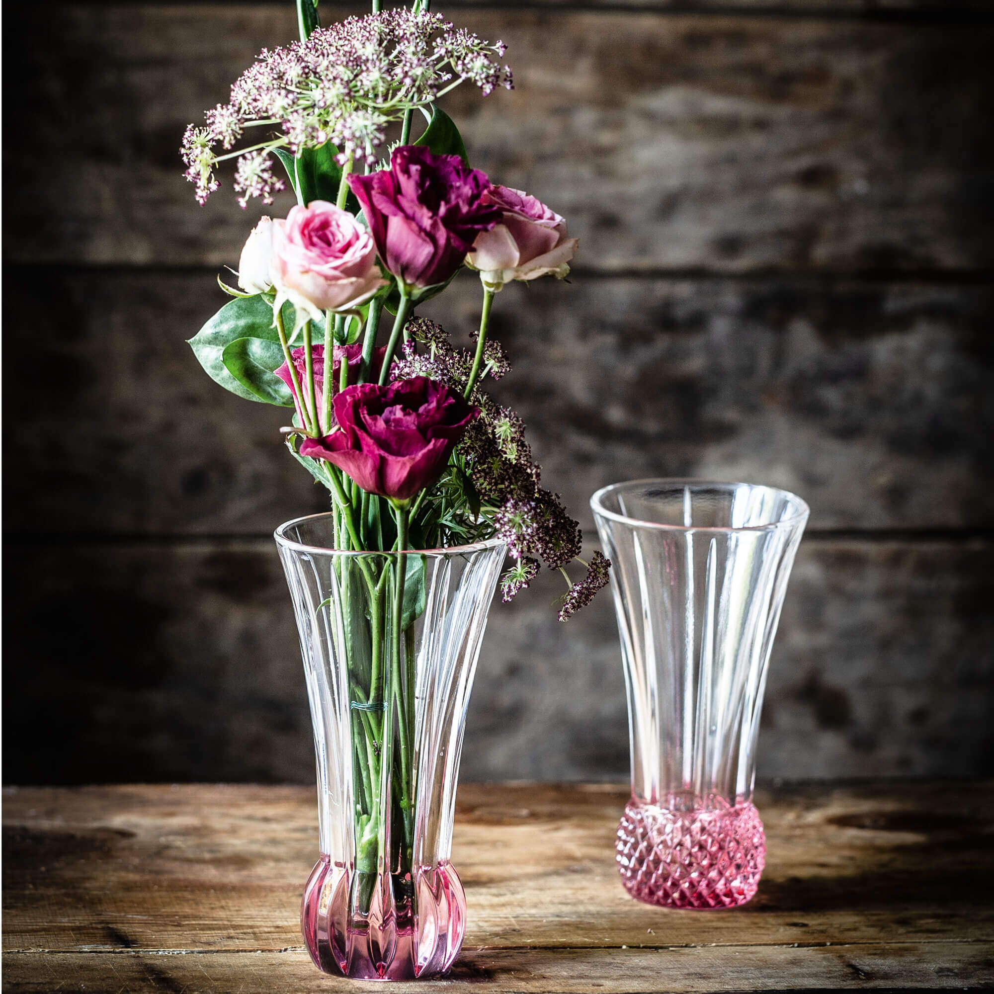 Vase Spring rosé, Nachtmann - 13,5cm (2 Stk.)