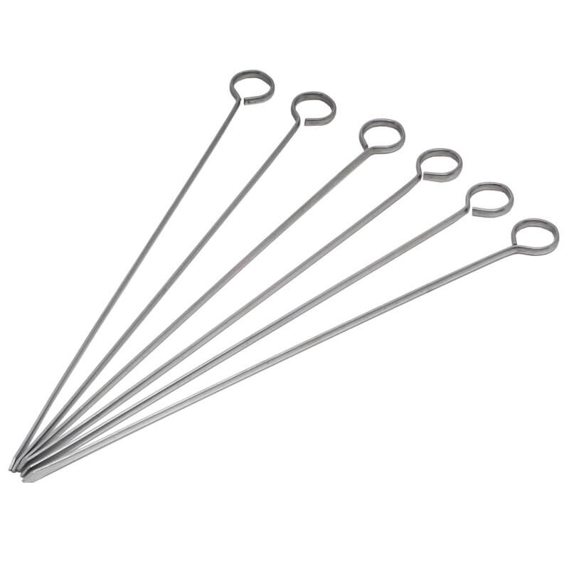 Edelstahlspieße - 30,5 cm (6 Stk.) Edelstahlspieße - 30,5 cm (6 Stk.)