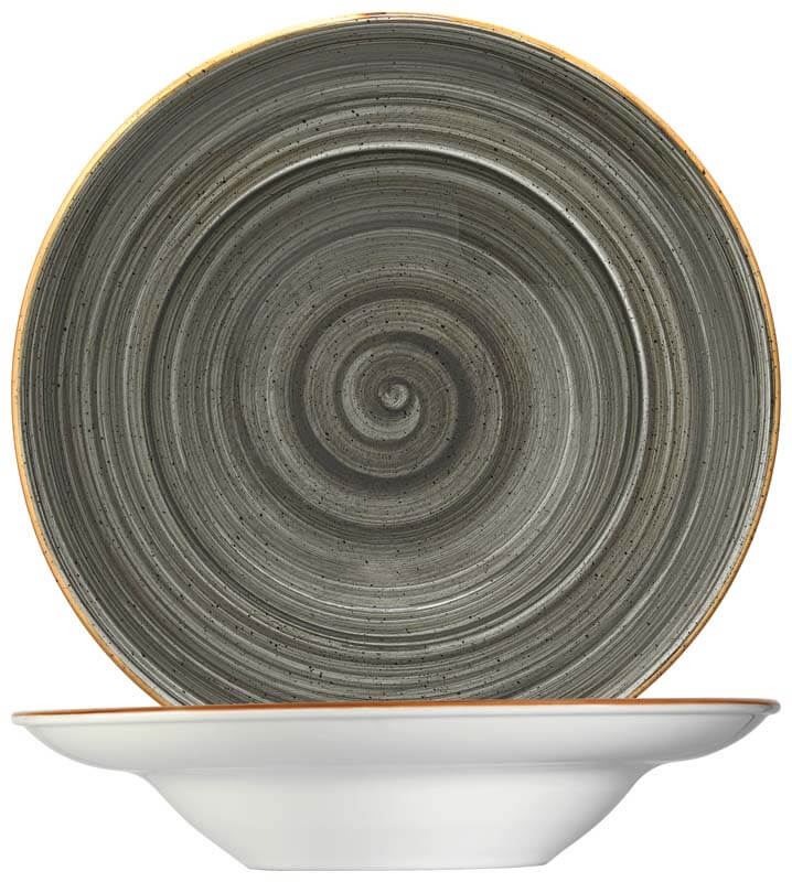 Bonna Aura Space Gourmet Pastateller 27cm grau - 6 Stück Bonna Aura Space Gourmet Pastateller 27cm grau - 6 Stück