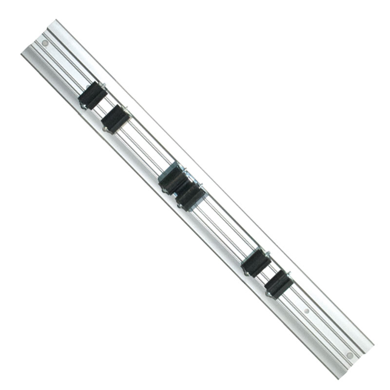 Besenhalter "Trio" für 3 Besen, 48cm - Aluminium