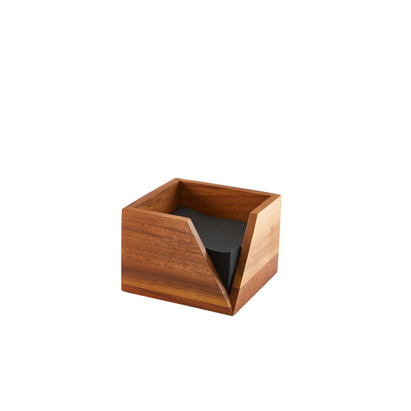 Serviettenhalter, Akazienholz - 14x14x10cm Serviettenhalter, Akazienholz - 14x14x10cm
