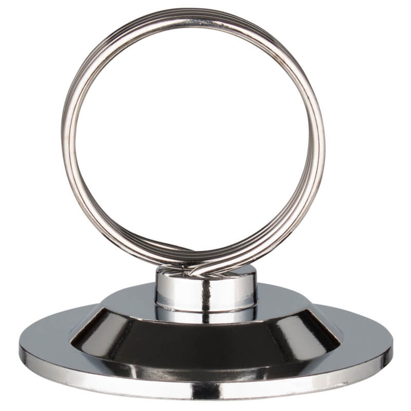Kartenhalter rund, Metall - 5,5cm
