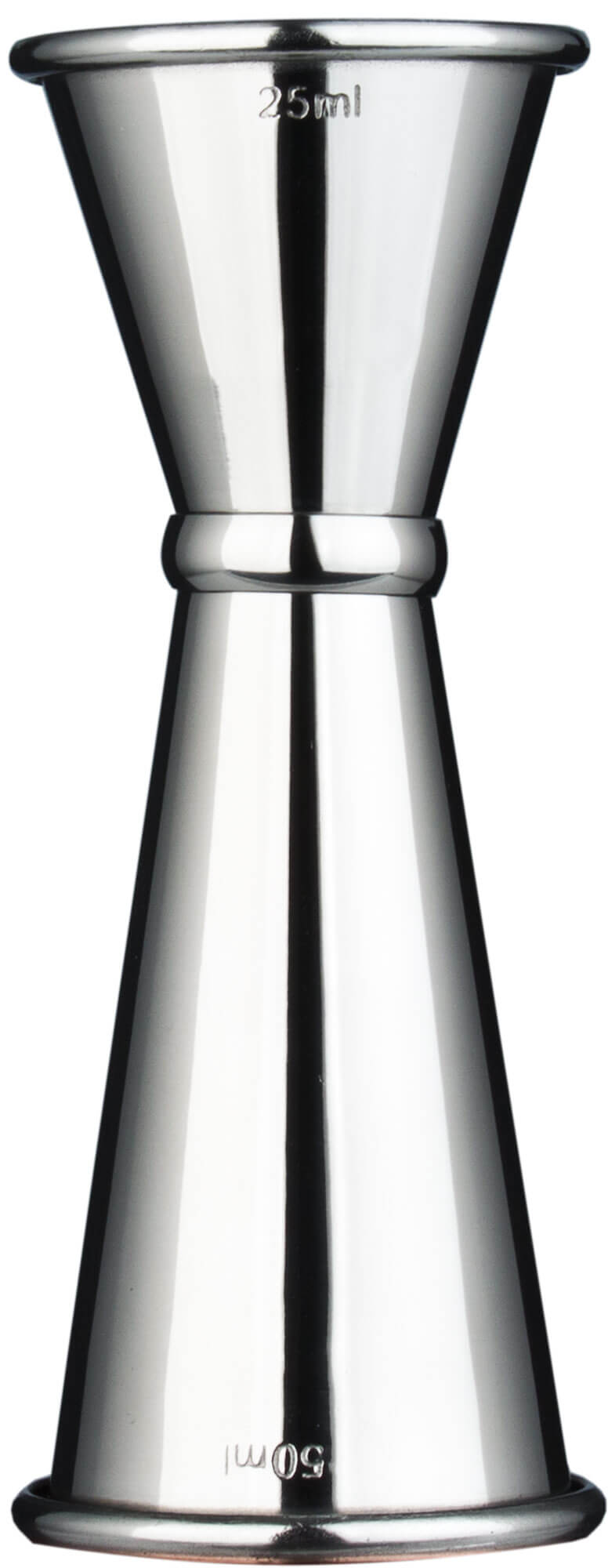 Barmaß/ Jigger poliert - Edelstahl (25/50ml)