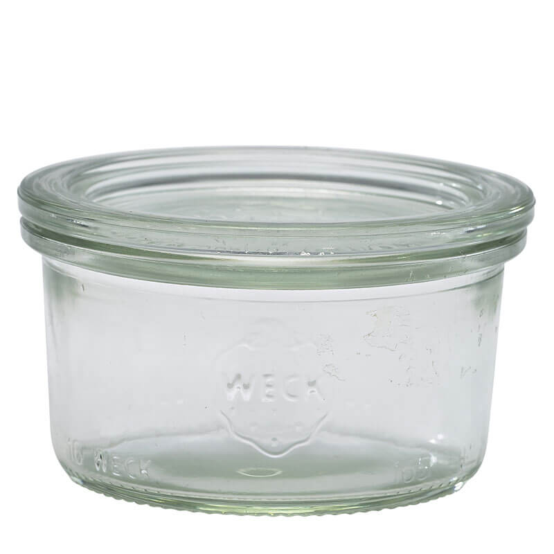 WECK-Glas mit Glasdeckel - 165ml / 8x4,5cm (12 Stk.) WECK-Glas mit Glasdeckel - 165ml / 8x4,5cm (12 Stk.)