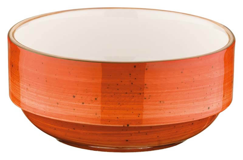 Bonna Aura Terracotta Banquet Stapelschale 12cm, 35cl orange - 12 Stück Bonna Aura Terracotta Banquet Stapelschale 12cm, 35cl orange - 12 Stück