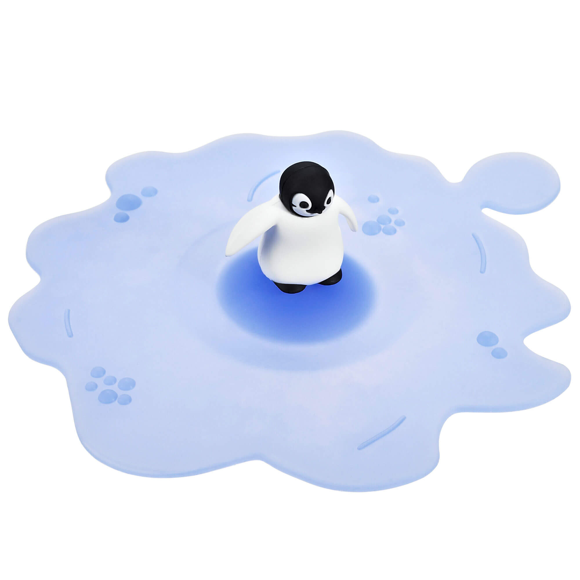 Glasdeckel Silikon, Lurch - Pinguin (10,5cm)