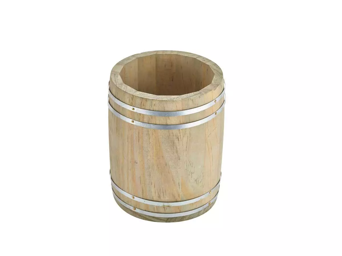 Mini Holzfass hoch - 11,5x13,8cm Mini Holzfass hoch - 11,5x13,8cm