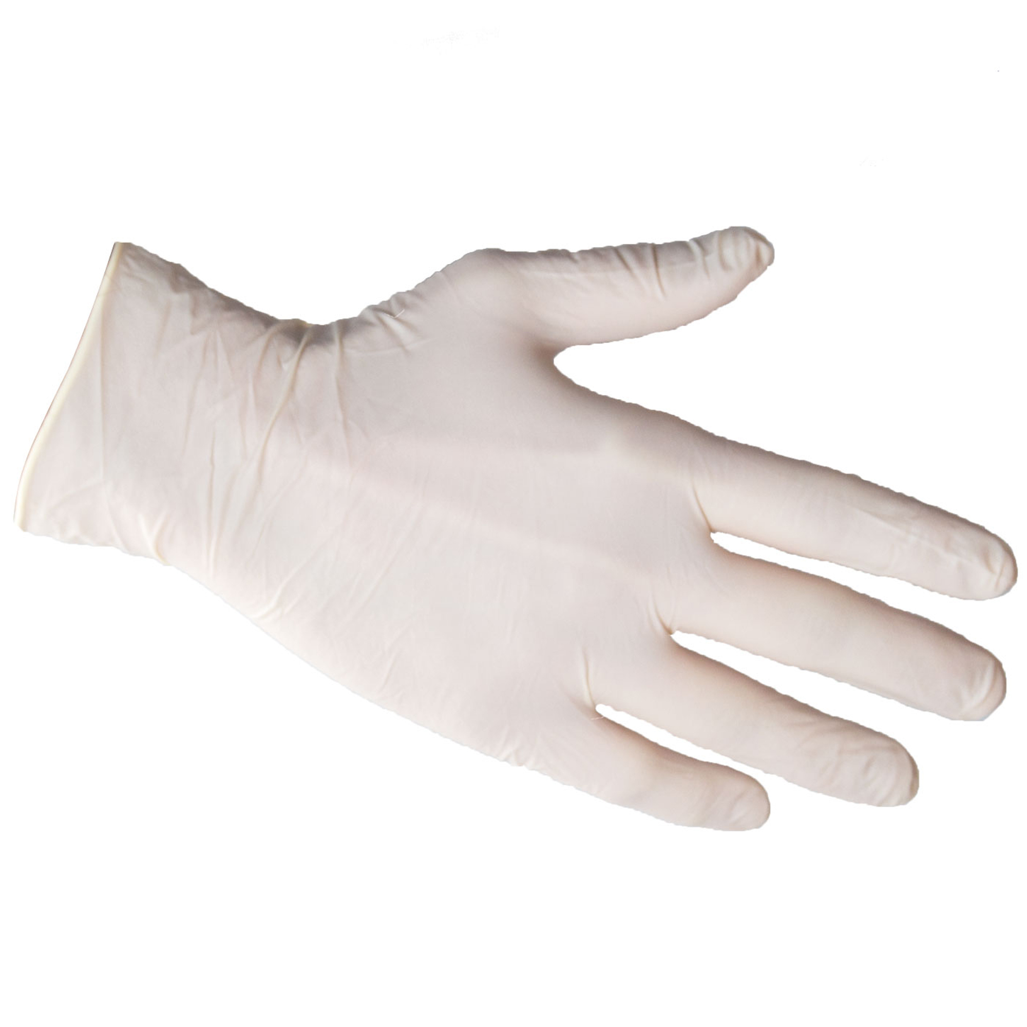 Latex-Handschuhe weiß, puderfrei (100 Stk.)