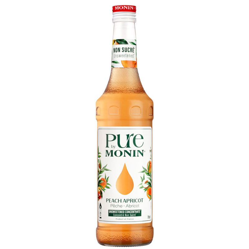 Monin Pure Konzentrat - Pfirsich Aprikose (0,7l) - MHD 10/2025 Monin Pure Konzentrat - Pfirsich Aprikose (0,7l) - MHD 10/2025