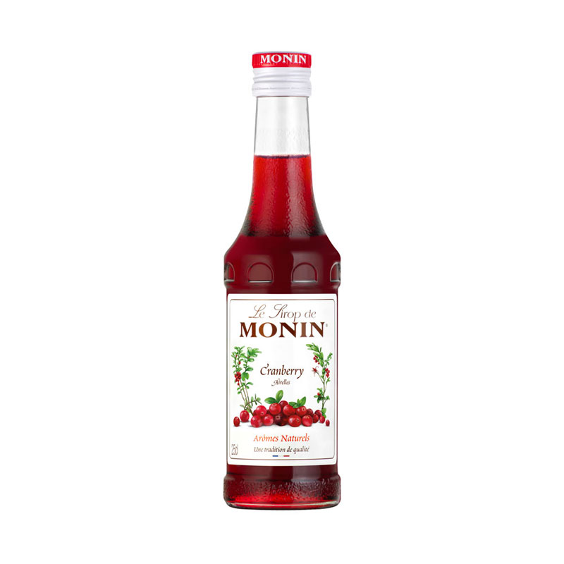 Cranberry - Monin Sirup Kleinflasche (0,25l) Cranberry - Monin Sirup Kleinflasche (0,25l)