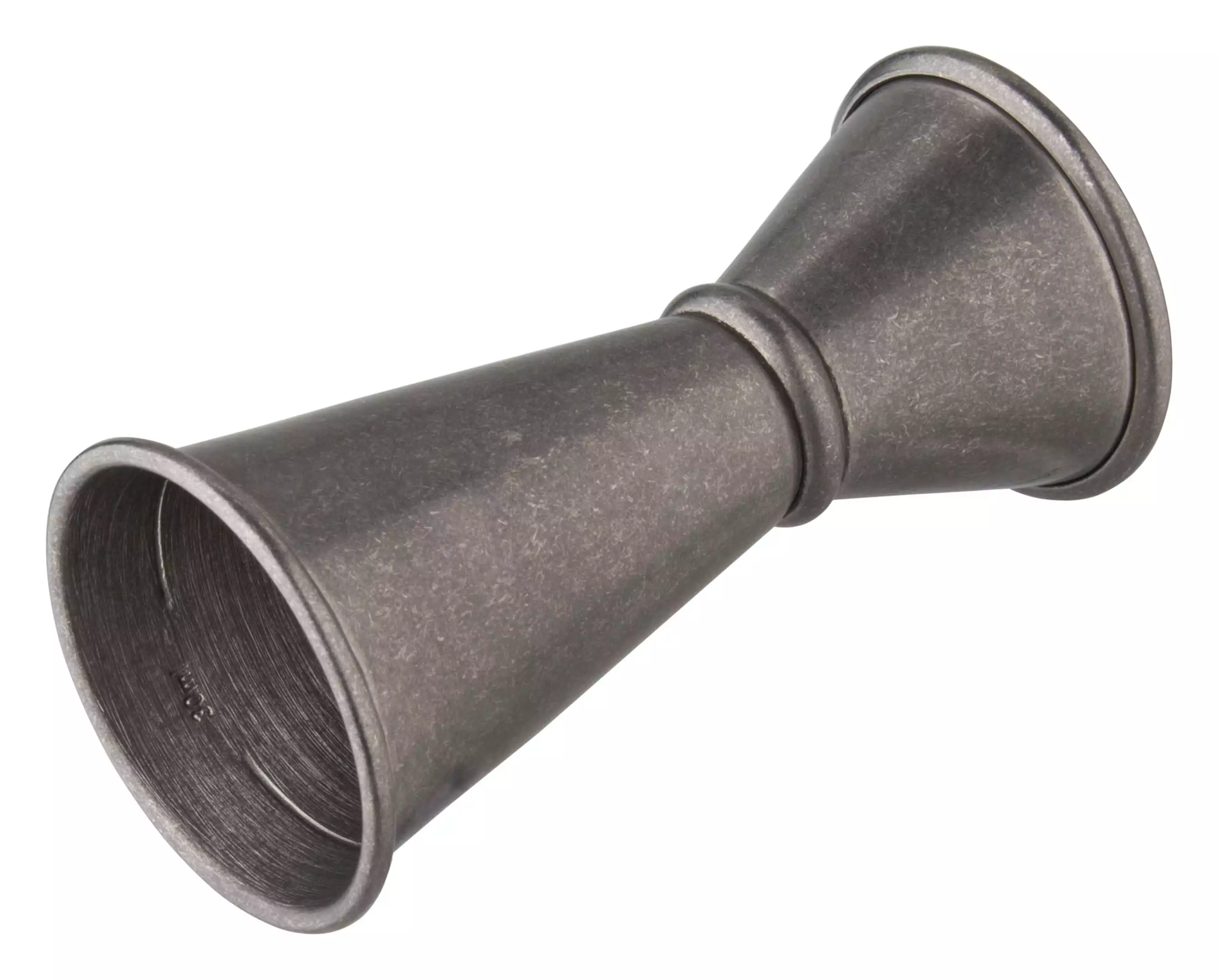 Doppelmessbecher, vintage - Edelstahl (20/40ml) Doppelmessbecher, vintage - Edelstahl (20/40ml)