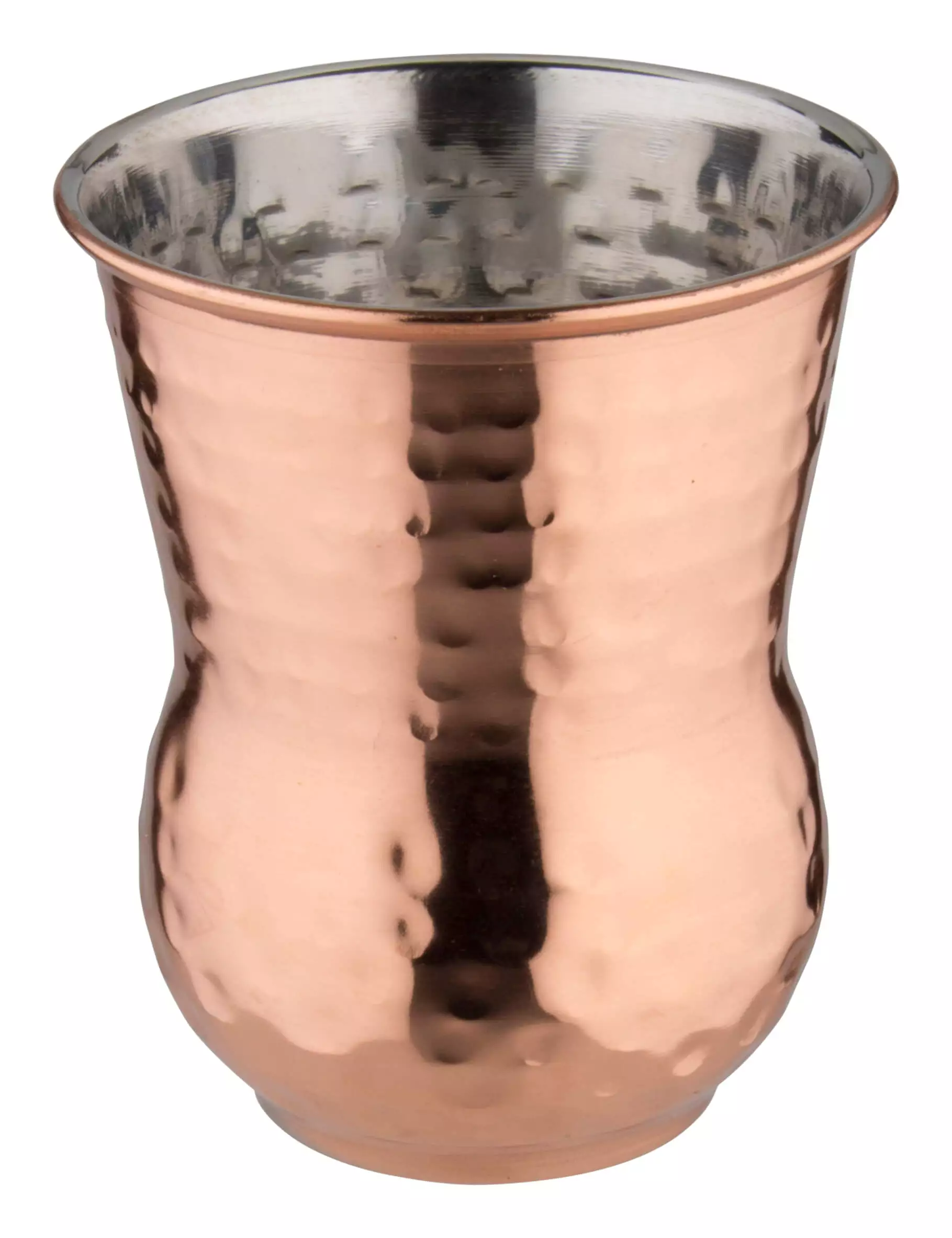 Julepbecher Marokko, gehämmerter Edelstahl, kupferfarben- 400ml Julepbecher Marokko, gehämmerter Edelstahl, kupferfarben- 400ml