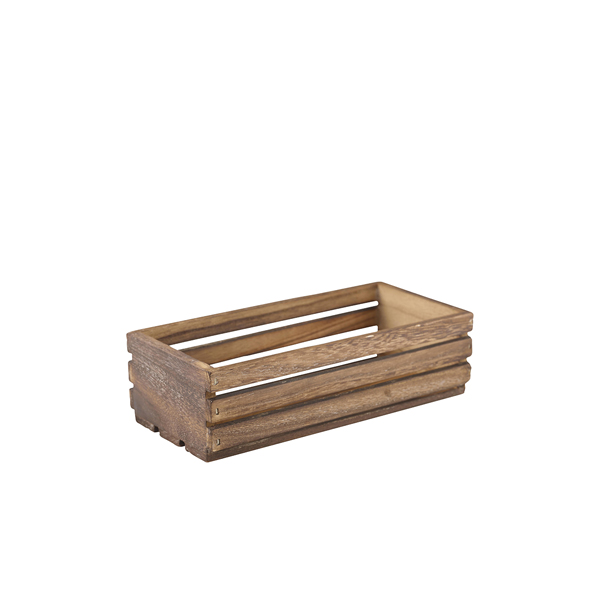 Rustikale Holzkiste - 25x12x7,5cm