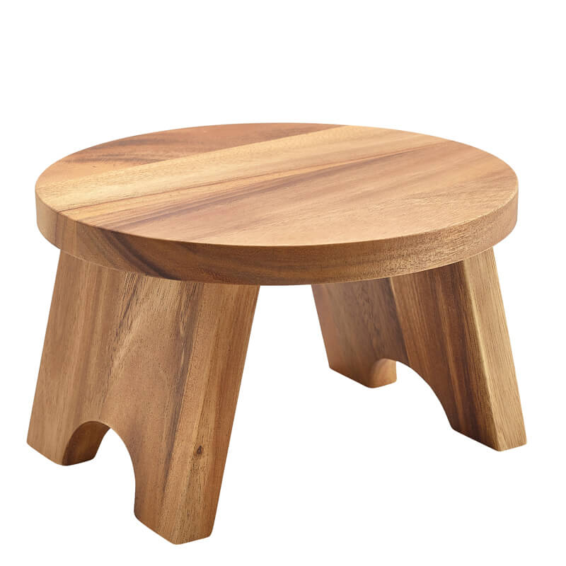 Buffet-Erhöhung rund, Akazienholz - 25cm Buffet-Erhöhung rund, Akazienholz - 25cm