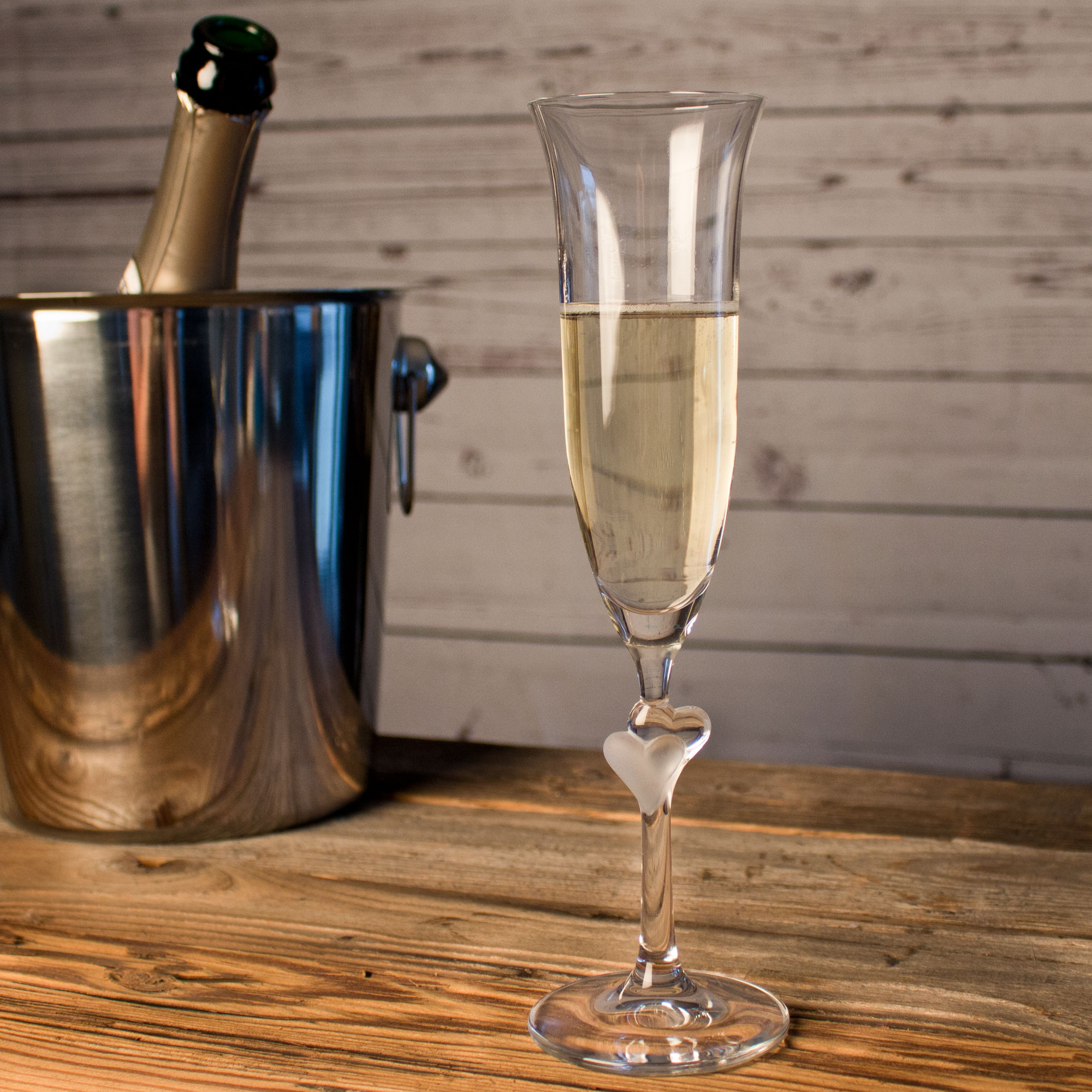 Champagnerglas satiniert L'Amour, Stölzle - 175ml (1 Stk.)