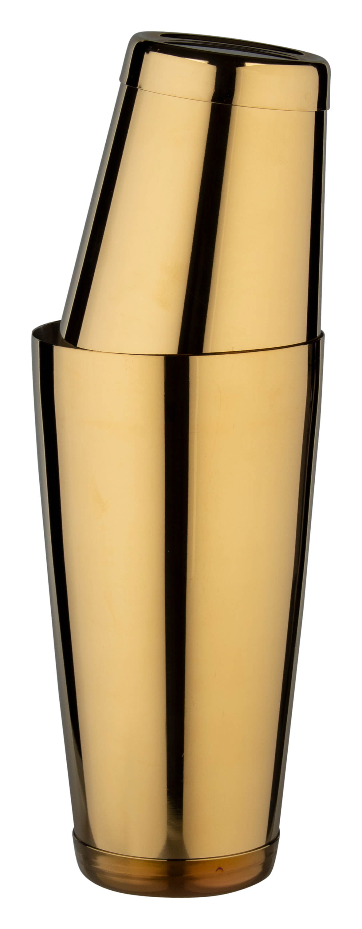 Tin in Tin Shaker mit Bodenkappe, Prime Bar - goldfarben (850ml) Tin in Tin Shaker mit Bodenkappe, Prime Bar - goldfarben (850ml)
