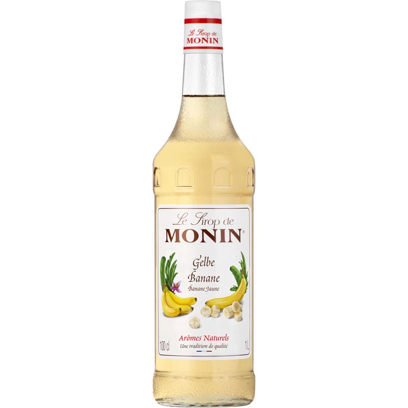 Banane Gelb - Monin Sirup (1,0l) Banane Gelb - Monin Sirup (1,0l)