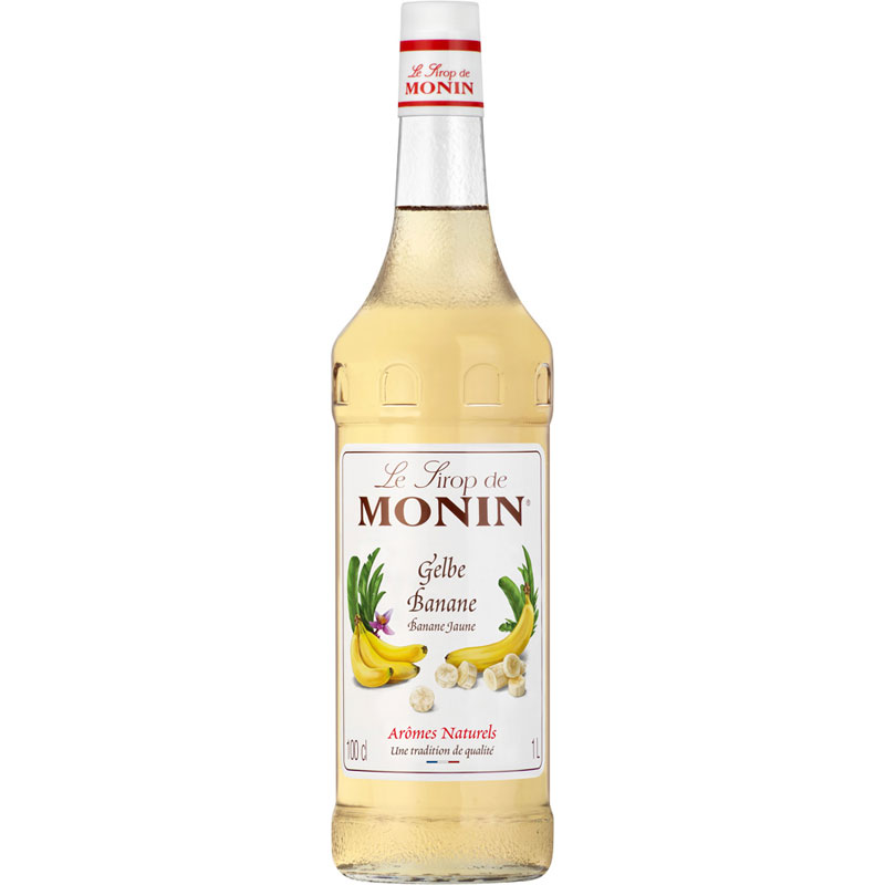 Banane Gelb - Monin Sirup (1,0l) Banane Gelb - Monin Sirup (1,0l)