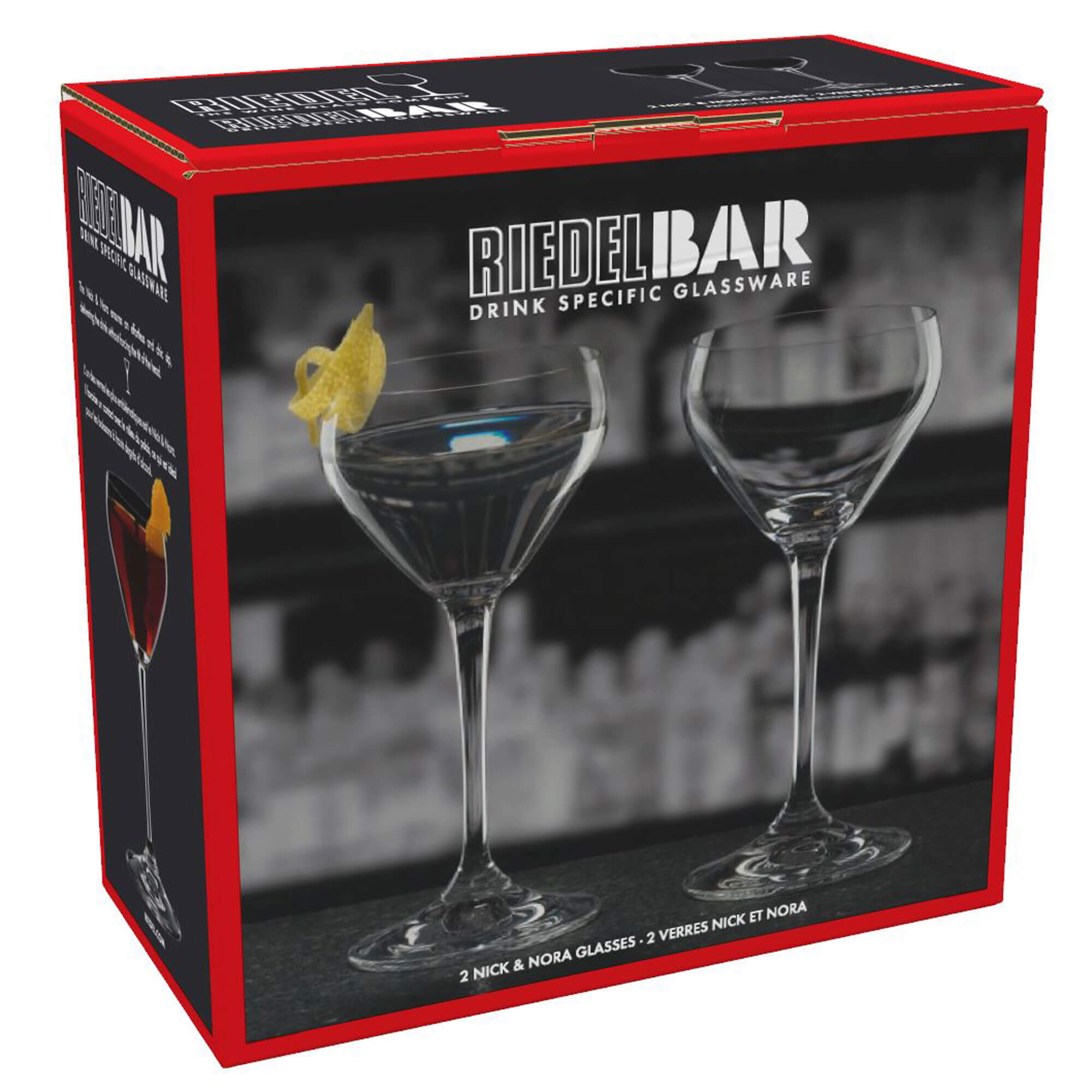 Nick & Nora Glas Drink Specific Glassware, Riedel Bar - 140ml (2 Stk.)