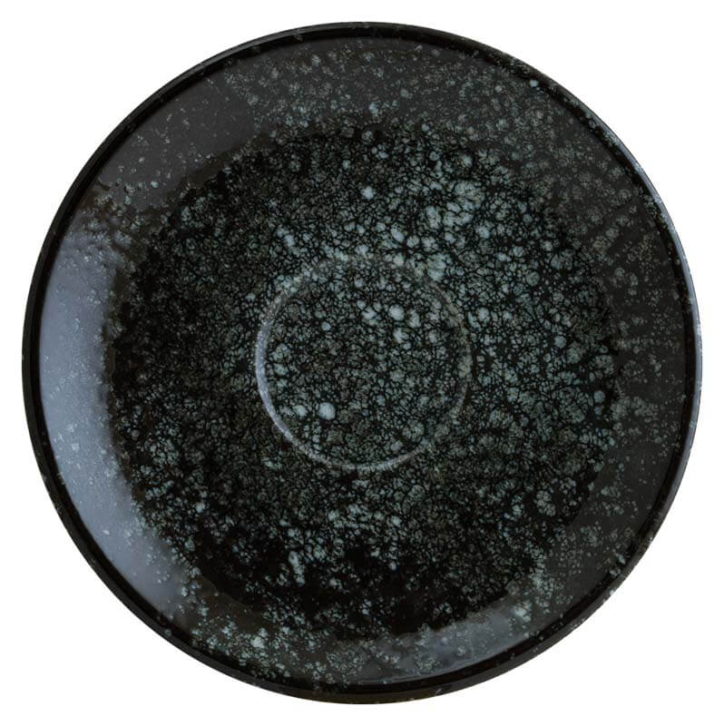 Bonna Cosmos Black Gourmet Untertasse 12cm schwarz - 6 Stück