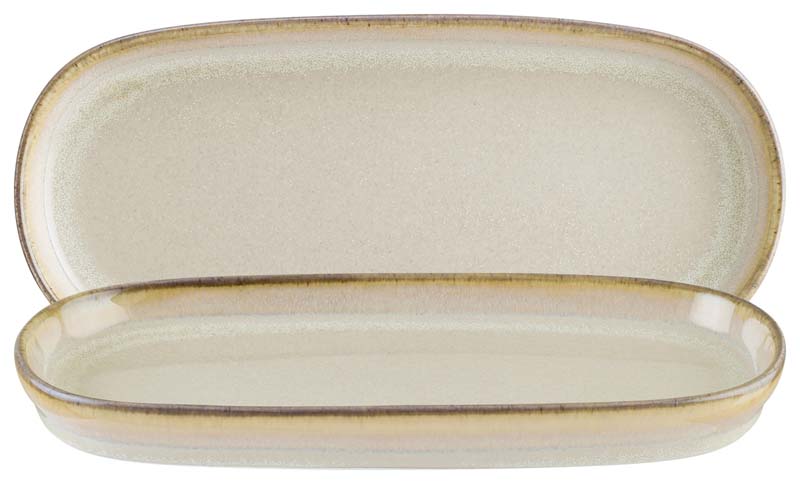 Bonna Sand Hygge Platte tief oval 21x10cm beige - 12 Stück Bonna Sand Hygge Platte tief oval 21x10cm beige - 12 Stück
