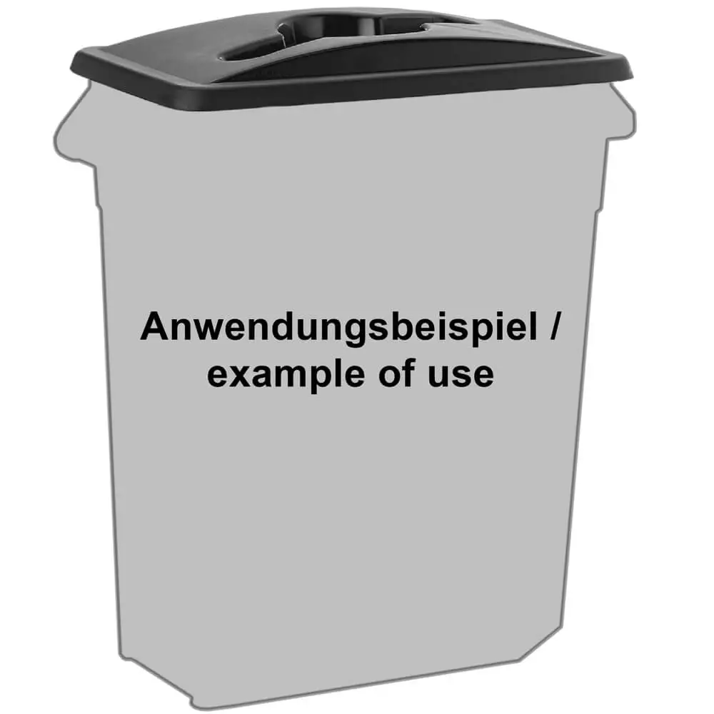Deckel für Abfallbehälter #8616 - schwarz Deckel für Abfallbehälter #8616 - schwarz