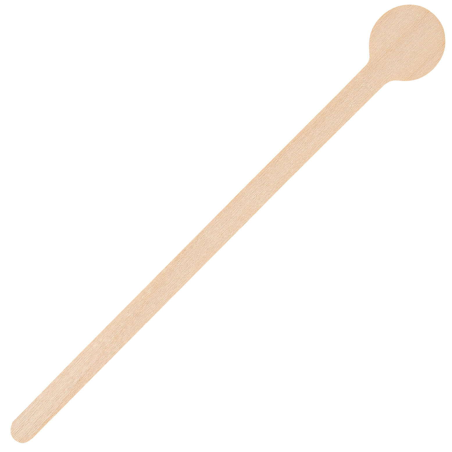 Cocktailrührer Disk, Holz - 15cm (100 Stk.)