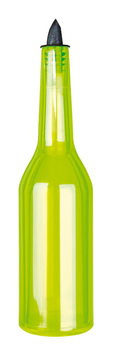 Flair Bottle Kryptonite, neon grün fluoreszierend - 750ml
