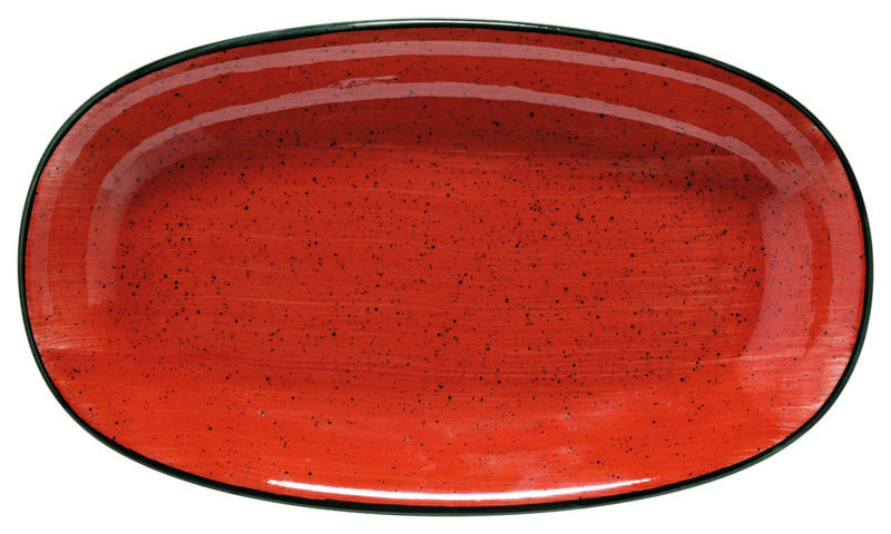 Bonna Aura Passion Gourmet Platte oval 19x11cm rot - 12 Stück Bonna Aura Passion Gourmet Platte oval 19x11cm rot - 12 Stück