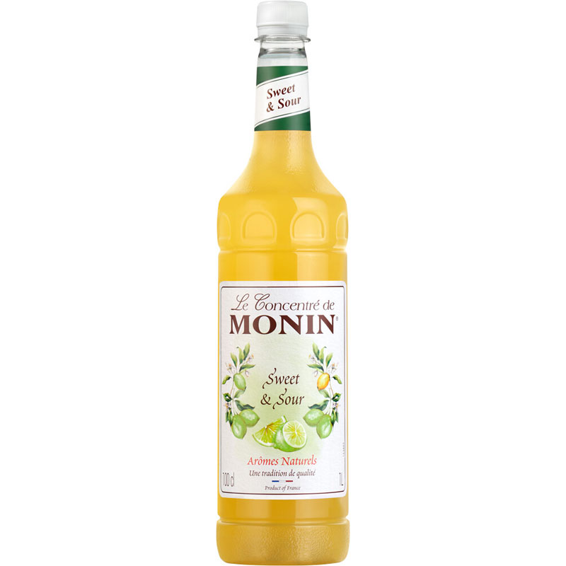 Sweet & Sour - Monin Sirup, PET-Flasche (1,0l) Sweet & Sour - Monin Sirup, PET-Flasche (1,0l)