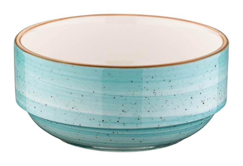 Bonna Aura Aqua Banquet Stapelschale 6cm, 3cl türkis - 24 Stück Bonna Aura Aqua Banquet Stapelschale 6cm, 3cl türkis - 24 Stück