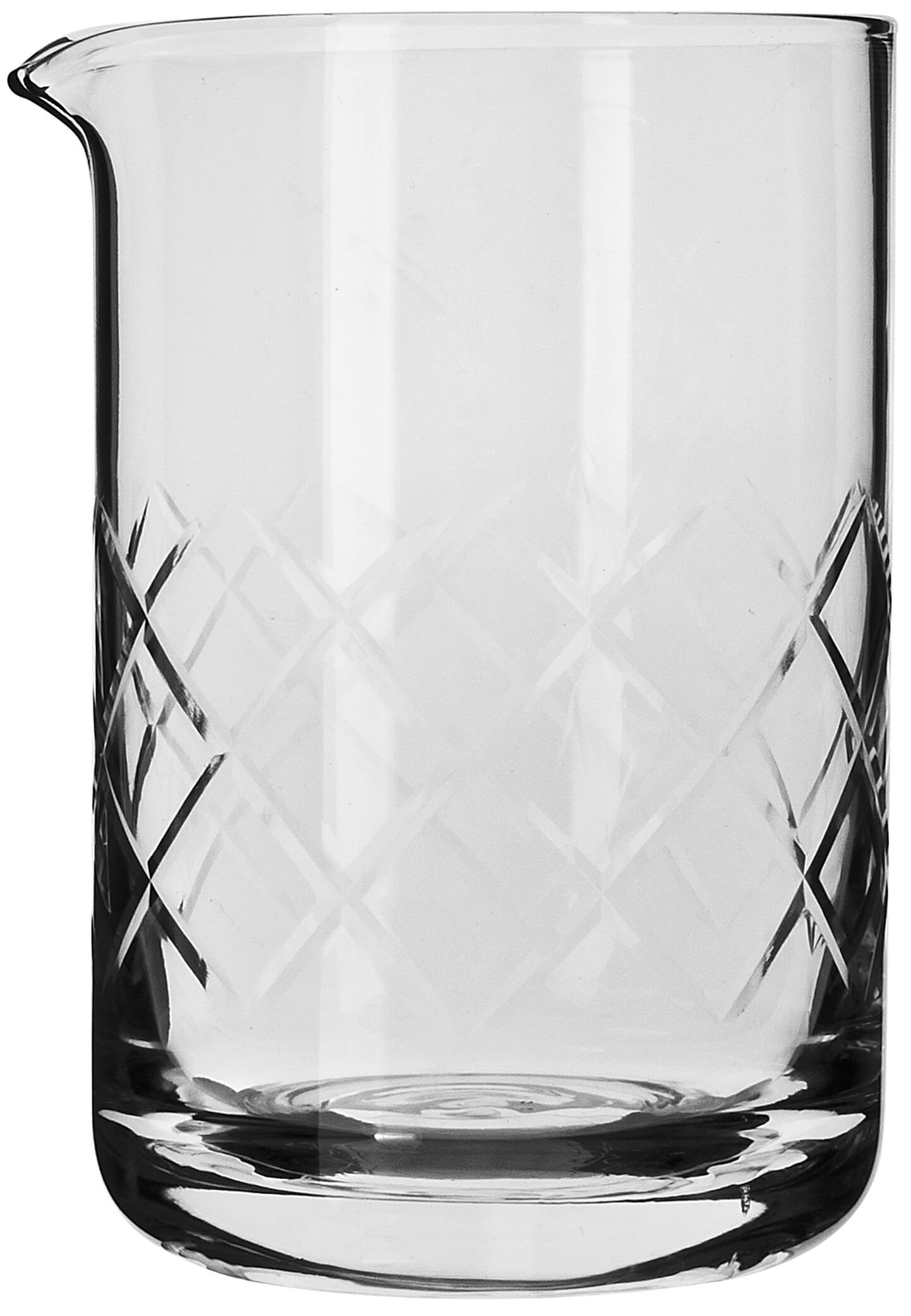 Rührglas Diamant-Schliff, nahtlos mit Ausgusslippe, Prime Bar - ca. 600ml