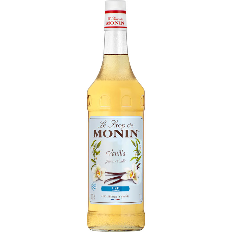Vanille zuckerreduziert (light) - Monin Sirup (1,0l)