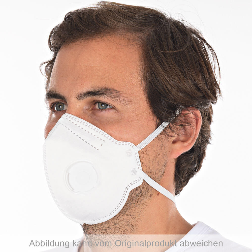 Atemschutzmaske mit Ventil - FFP2 NR (10 Stk.)