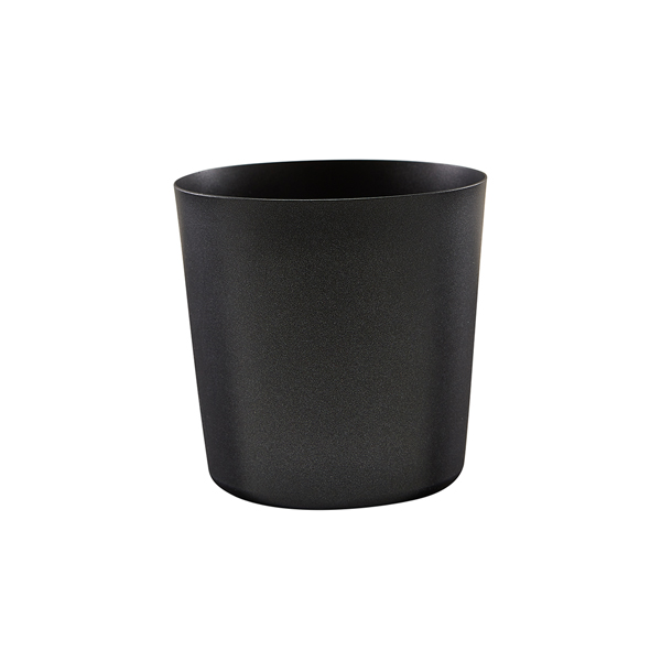 Edelstahlbecher / Snackbecher metallisch schwarz - 8,5x8,5cm/420ml (12 Stk.) Edelstahlbecher / Snackbecher metallisch schwarz - 8,5x8,5cm/420ml (12 Stk.)