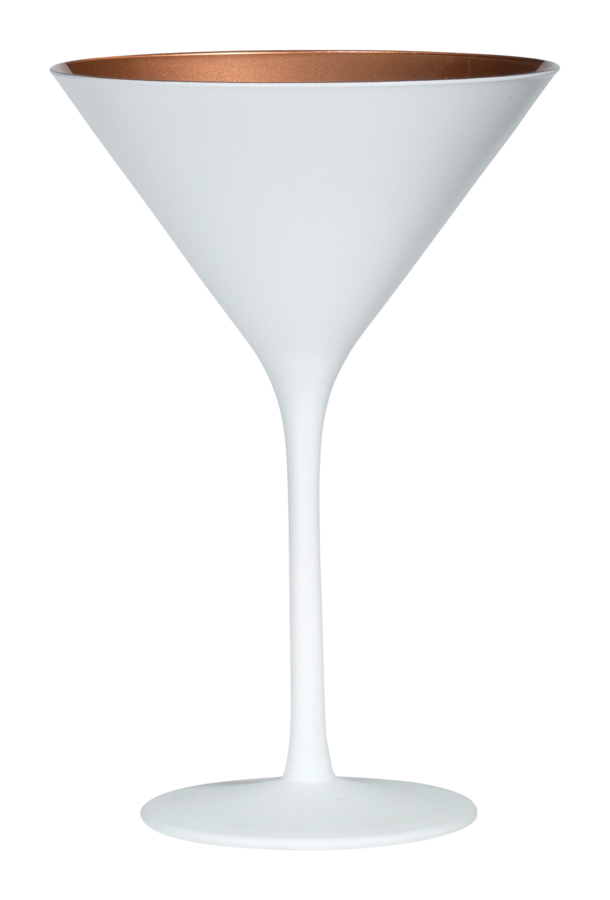 Martiniglas, matt weiß/bronze, Elements Stölzle - 240ml (1 Stk.)
