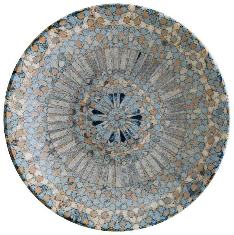 Bonna Luca Mosaic Bloom Teller tief 25cm bunt - 6 Stück