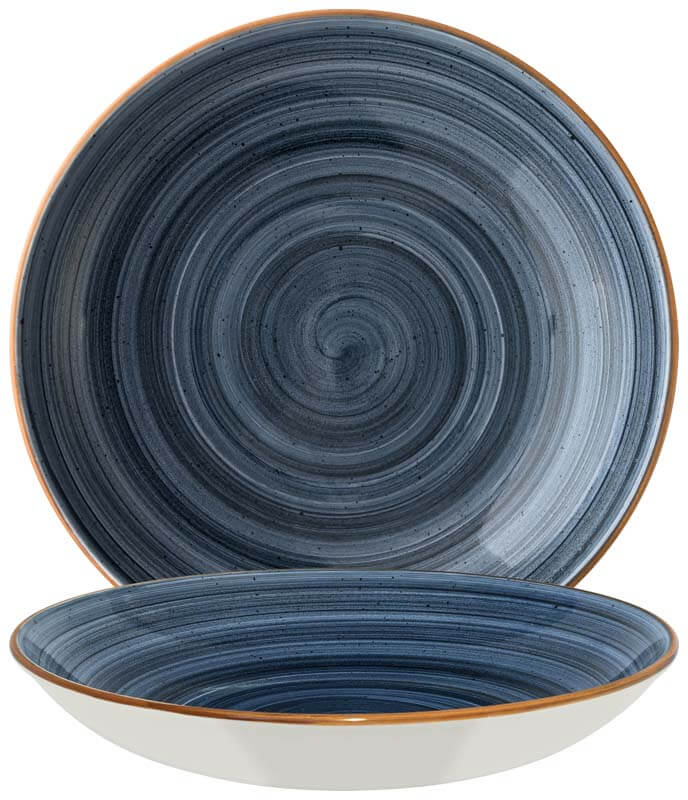 Bonna Aura Dusk Bloom Teller tief 28cm blau - 6 Stück Bonna Aura Dusk Bloom Teller tief 28cm blau - 6 Stück