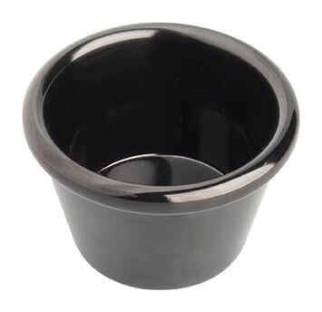 Dipschale Melamin, schwarz - 43ml Dipschale Melamin, schwarz - 43ml