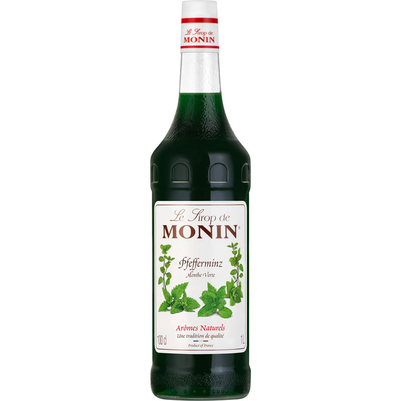 Pfefferminz, grün - Monin Sirup (1,0l) Pfefferminz, grün - Monin Sirup (1,0l)