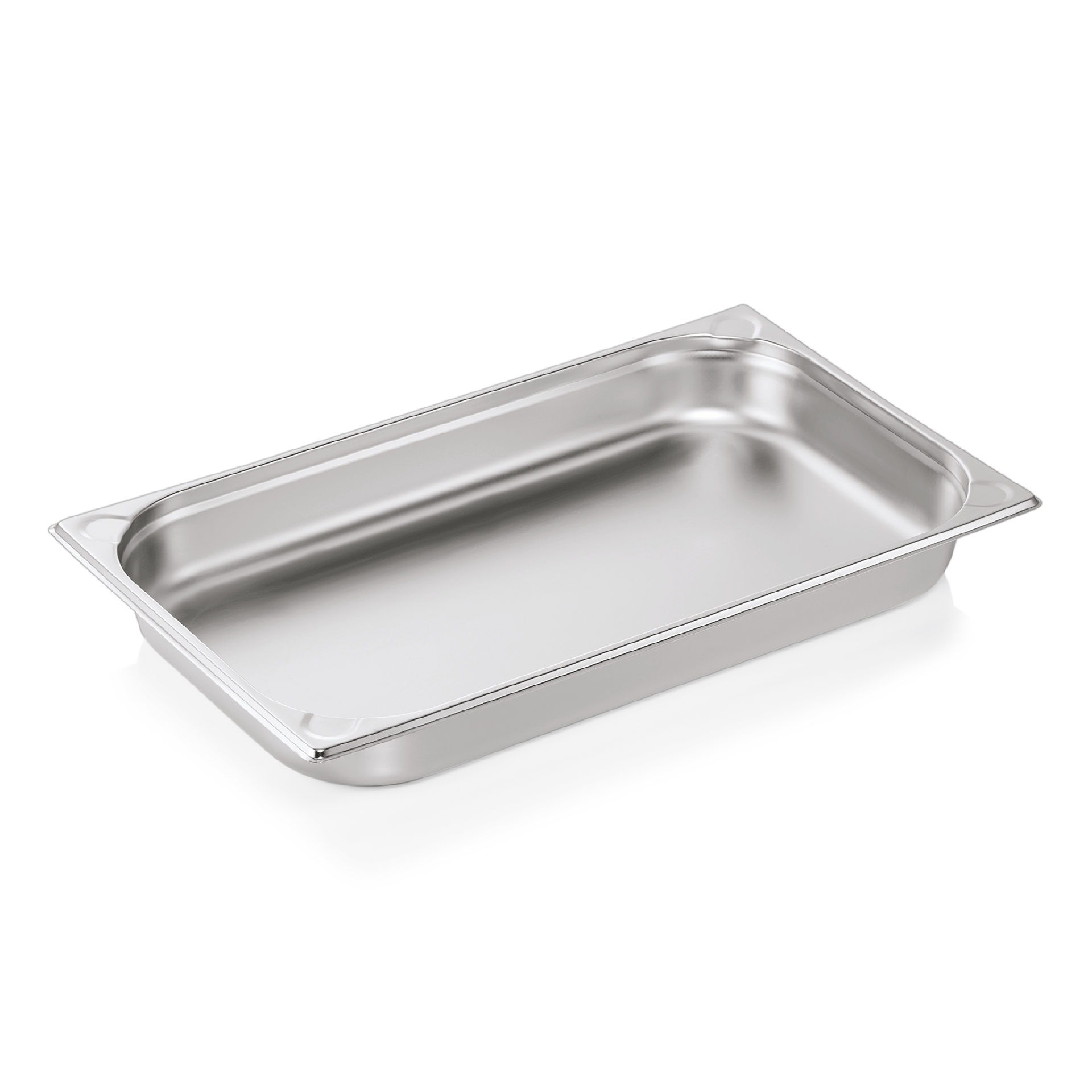 GN 1/1 Behälter, U-Ecken, CNS - H 6,5cm (Serie GN CORE)