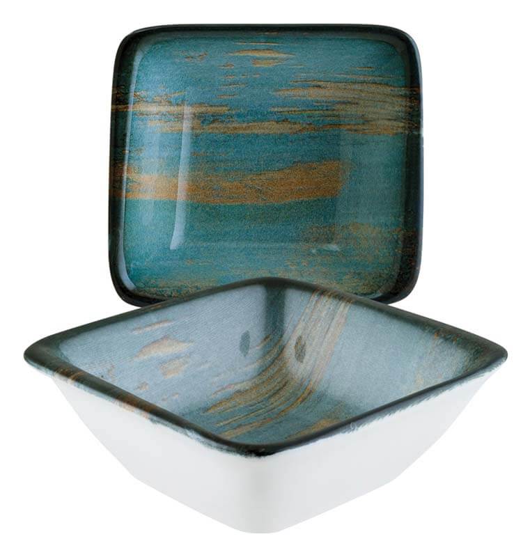 Bonna Madera Mint Moove Schale 8x8,5cm blau - 24 Stück Bonna Madera Mint Moove Schale 8x8,5cm blau - 24 Stück
