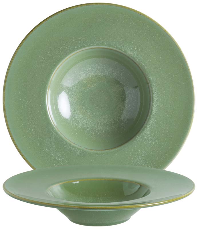 Bonna Sage Banquet Pastateller 28cm grün - 6 Stück Bonna Sage Banquet Pastateller 28cm grün - 6 Stück