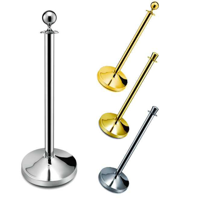 Abgrenzungsständer für Personenleitsystem