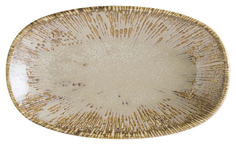 Bonna Snell Sand Gourmet Platte oval 15x8,5cm beige - 12 Stück Bonna Snell Sand Gourmet Platte oval 15x8,5cm beige - 12 Stück