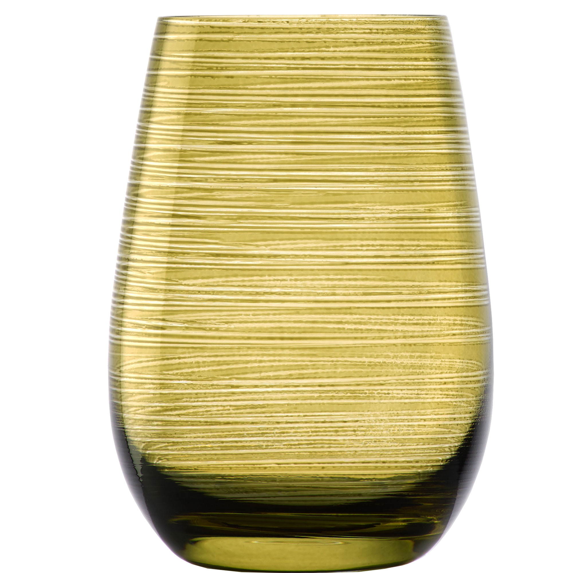 Becher Twister oliv, Stölzle - 465ml