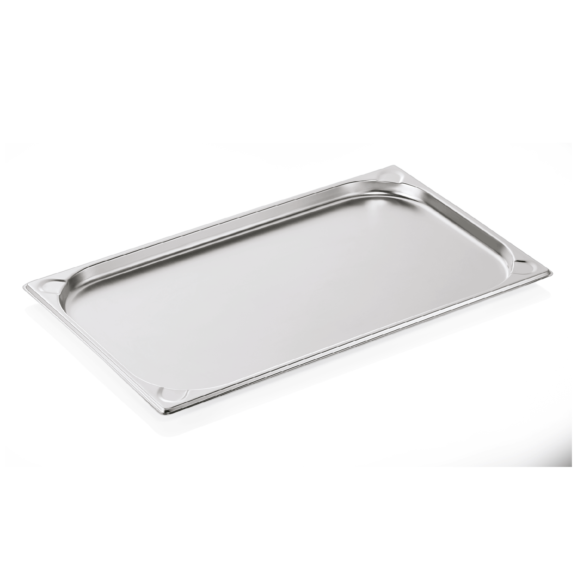 GN 1/1 Behälter, U-Ecken, CNS - H 2cm (Serie GN CORE)