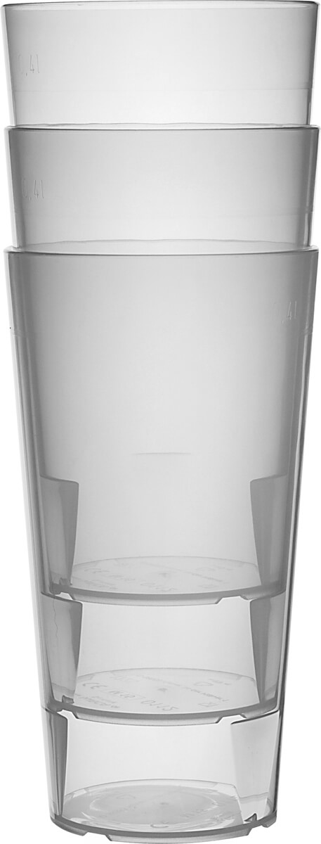 Mehrweg-Trinkbecher, Polypropylen - 0,4l (10 Stk.)