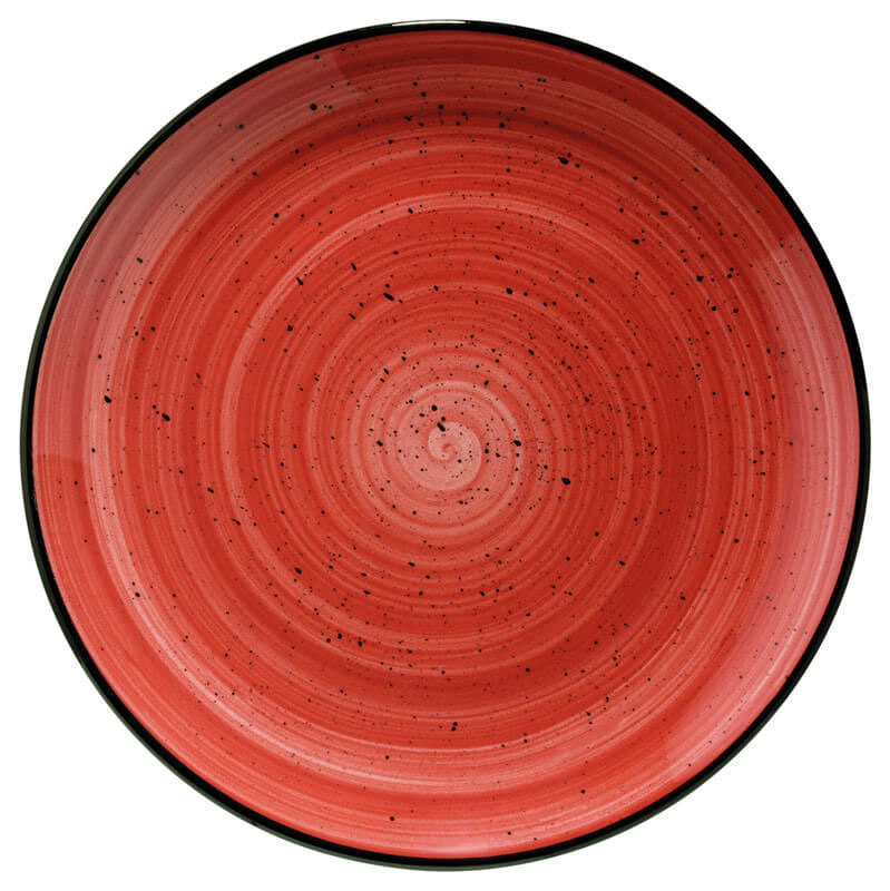 Bonna Aura Passion Gourmet Teller flach 17cm rot - 12 Stück